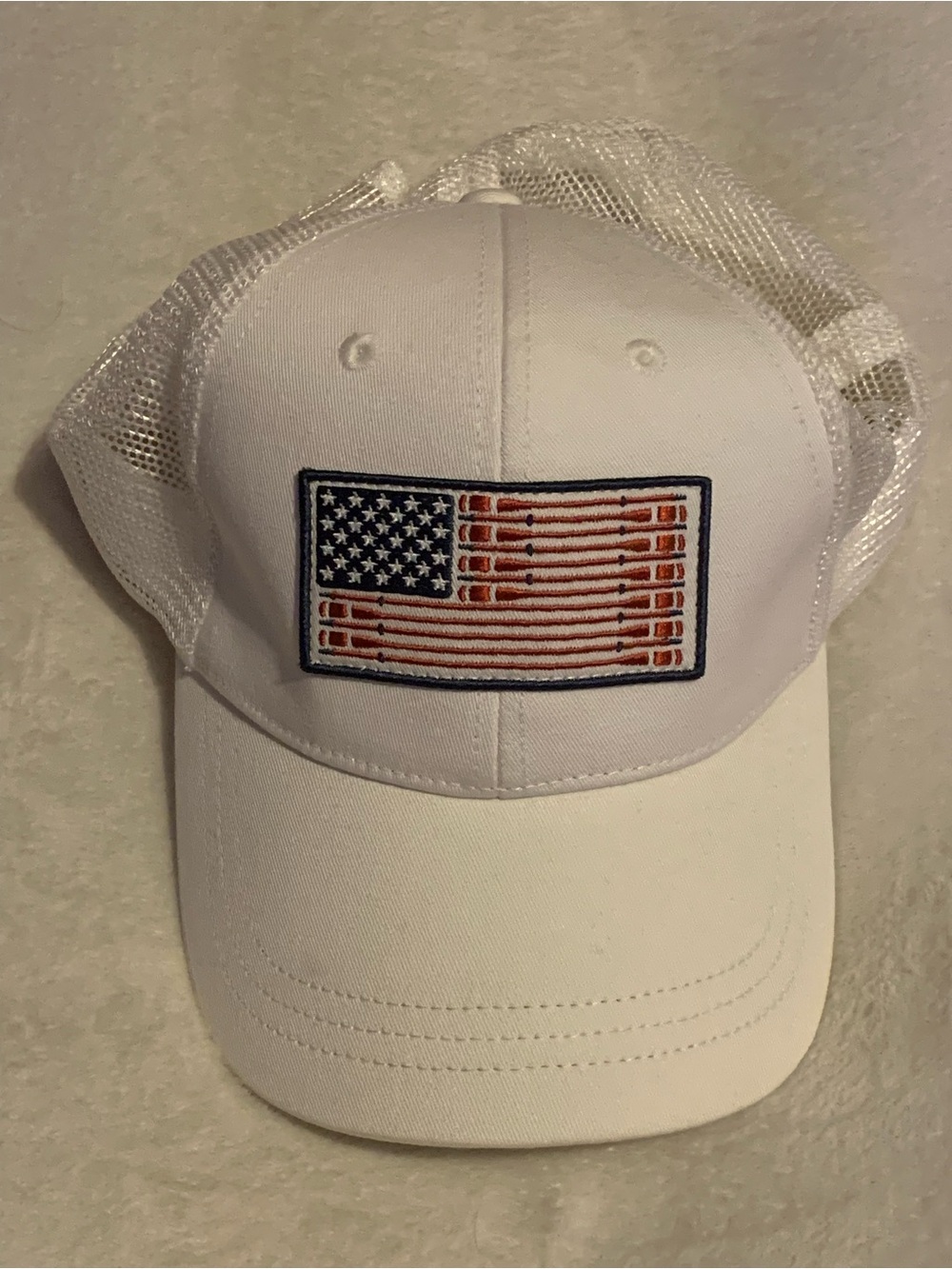 J Crew USA Flag hat